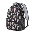 thumbnail image 2 of Princess and Fairy Black Pattern Backpack for School, Cute School Bag with Adjustable Shoulder Straps and Padded Back, 15.3"x11"x6.7", 2 of 5
