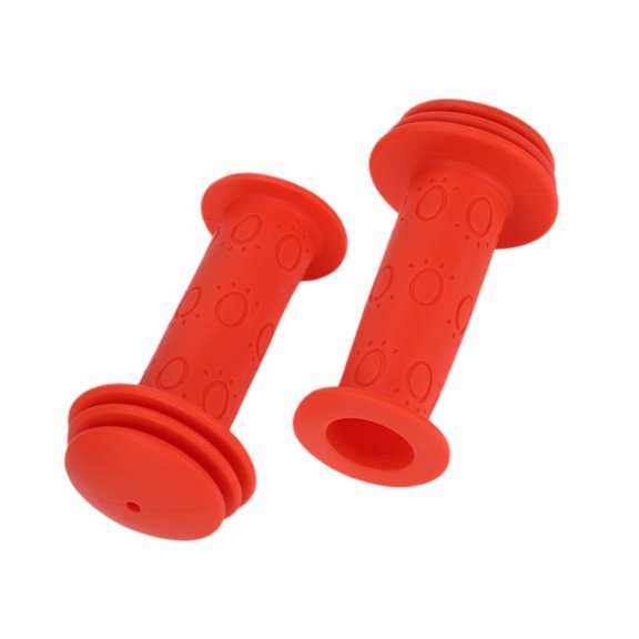 Unique Bargains Bike Handlebar Grips Covers 95mm Long Lightweight Bicycle End Grips Protector Orange 1 Pair