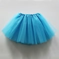 thumbnail image 2 of eileial Tutu Skirt Girls Elastic Ballet Dance Skirts Layers Tulle Tutu for Toddler Kid Children,Light Blue One Size, 2 of 3