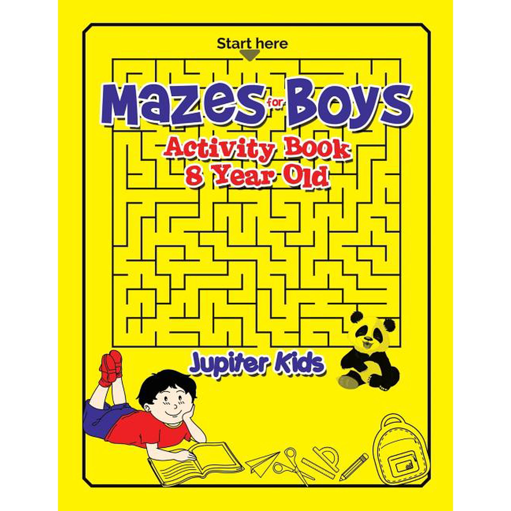Mazes for Boys: Activity Book 8 Year Old (Paperback)