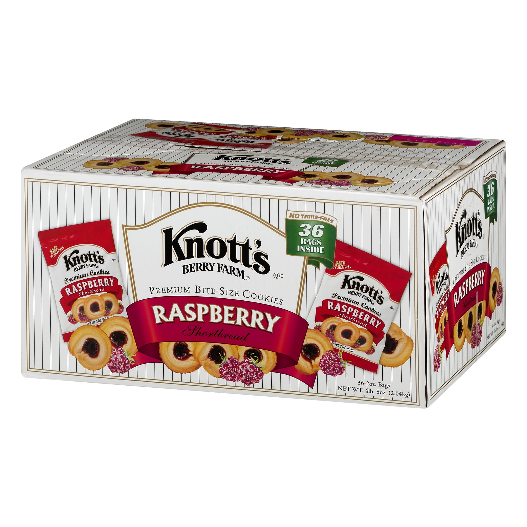 Knott's Cookies, Club Pack, Raspberry, 2 Oz, 36 Ct