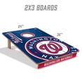thumbnail image 3 of YouTheFan MLB Washington Nationals 2' x 3' Cornhole Game, 3 of 6