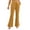 Yellow, variant on Lenpel Women's Flare Work Pants High Waisted Wide Leg Bell Bottom Dress Pants Bootcut Business Casual Trousers with Pockets(Yellow,X-Small)