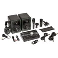 thumbnail image 2 of Mackie Studio Kit with 3" Monitors, Monitor Controller, Headphones, 2x Microphones, Mic Stand, Holder, HPC-A30 Headphone & Pop Filter Bundle, 2 of 10