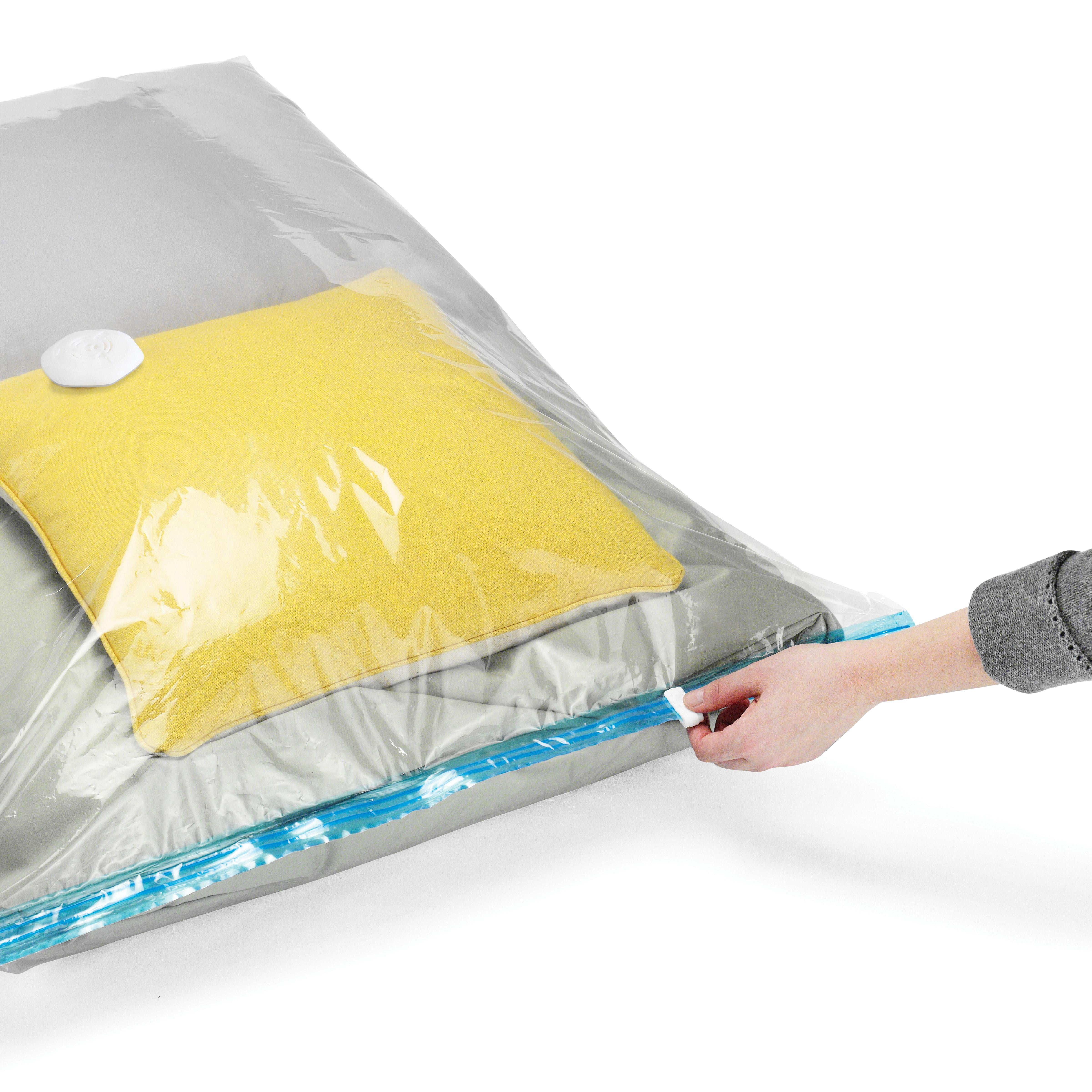 Whitmor Spacemaker Clear Closet Vacuum Bag Set of 3