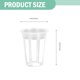 thumbnail image 5 of Kit hidropónico de polipropileno blanco de 100 piezas, dispositivo de control de raíces, vaso de plantación duradero., 5 of 6