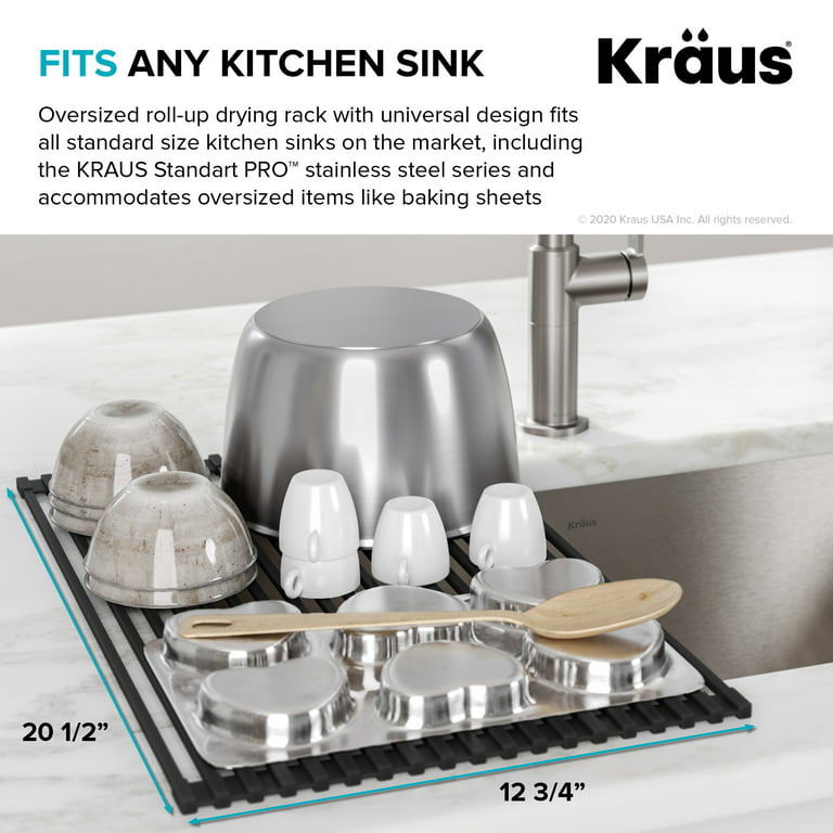 KRAUS Multipurpose Dish Drying Rack Mat - Bed Bath & Beyond - 17961105