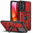 thumbnail image 1 of Moto G Power 2022 Case, TECH CIRCLE 360 Ring Kickstand Magnetic & Slide Camera Protector Military-Grade Rugged Hybrid Protective Cover for  Motorola Moto G Power  6.5 inch 2022,Red, 1 of 8