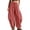 *Red, variant on VBVC Women's Drawstring Baggy Harem Pants , Adjustable Hem Jogger Pants For Women , Ladies' Loose Fit Lantern Trousers with Pockets, Khaki , S-2XL