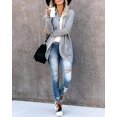 thumbnail image 4 of Women's Long Sleeve Open Front Cardigan Sweaters Lightweight Soft Knit Drape Outerwear with Pockets, 4 of 5