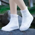 thumbnail image 2 of LCXmlly Bouton-Poussoir Réutilisable Mi-Mollet Couvre-Chaussures de Pluie Protection Antidérapante pour Temps Pluvieux Voyage, 2 of 5