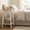 White, variant on Ledrem MODERN Square Side Table with Storage Shelf, Accent Table, End Table, Honey Brown