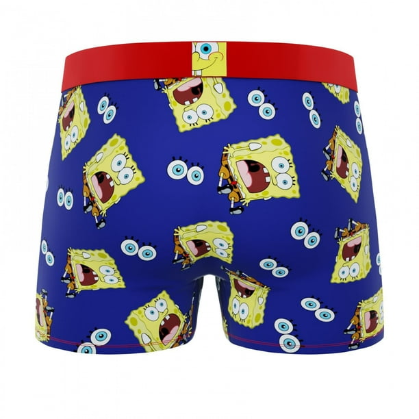 Crazy Boxers SpongeBob SquarePants Shocked Men's Boxer Briefs-XLarge  (40-42) 