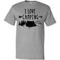 thumbnail image 3 of Inktastic I Love Camping- Tent and Trees T-Shirt, 3 of 5