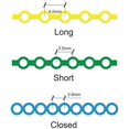 thumbnail image 3 of SmileOrtho Orthodontic Elastic Power Chain for Braces, Transparent, Latex Free, 4.75m Roll, 3 of 4