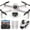 White, variant on Wefone L106 GPS Foldable Drone with 4K UHD Camera for Adults Beginners, Brushless Motor, Outdoor Fun, 2 Batteries, White