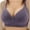Purple, variant on Women Fashion Casual Breathable Tube Top Bra Underwear Without Steel Ring Gathering And Adjusting Bro Sports Bra Non Removable Pads Bras Front Closure Womens Bras Pack plus Sized Sports Bra Womens