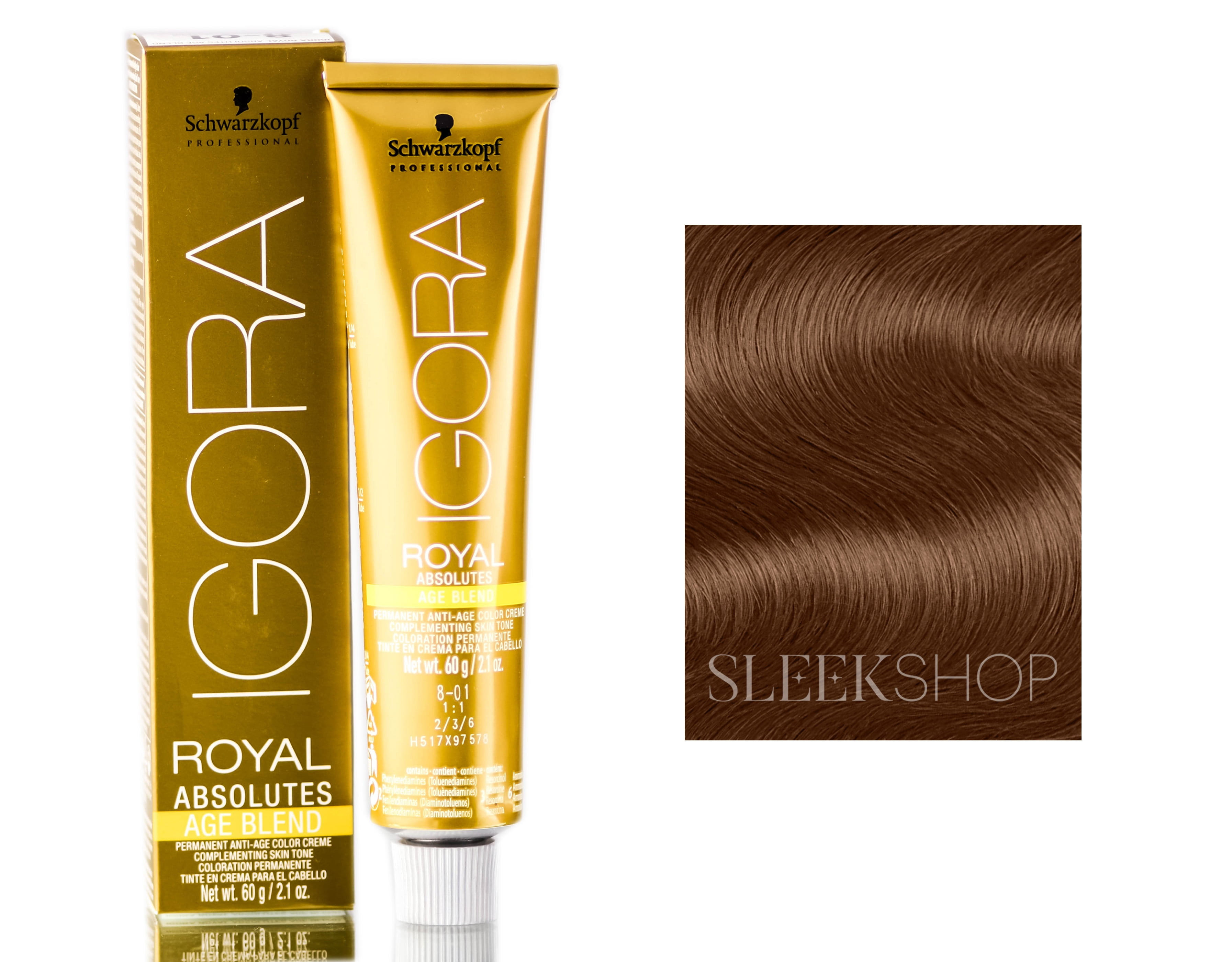 Schwarzkopf Igora Absolutes Hair Color 6460 Dk Bld Beige Chocolate
