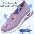thumbnail image 3 of GalaGarb Mesh Breathable Casual Shoes Slip on Design Shock Absorbing Midsole Anti Slip Durable Sole Comfort Walking Sneakers Multi Color Fashion Daily Footwear, 3 of 7