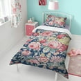 thumbnail image 4 of Pioneer Flower Duvet Cover and Pillowcase Set for Single Bedding, Bedroom Accessories for Kids Teens, 4 of 5