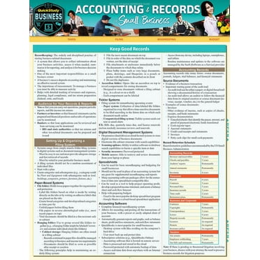 Accounting & Records for Small Business: A Bookkeeping, Taxes & Employer Reference Guide from Quickstudy (Other)