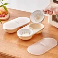 thumbnail image 2 of 1pc Microwave Eggs Poacher,Double-Cup Egg Boiler,Kitchen Gadget, Hot Spring Egg Mold ,Cooking Tools,Clear Water Lotus Egg Maker (Beige-1Pcs), 2 of 6