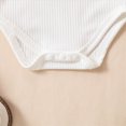 thumbnail image 6 of Girl Clothes Rib Knit Romper Daisy Print Pants Headband Baby Clothes for Girls 0 3 6 12 18 24 Months, 6 of 9