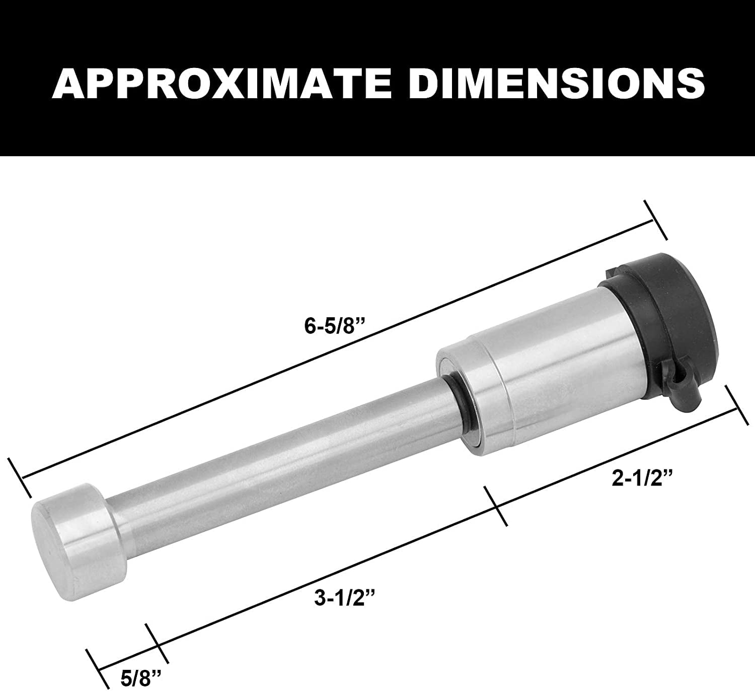 Torin ATRMT8026B 5/8 inch Trailer Hitch Receiver Lock Pin"