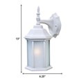 thumbnail image 5 of Craftsman 2 1-Light Textured White Wall Light With Frosted Glass, 5 of 5