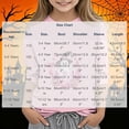 thumbnail image 4 of WAVSUF Kids Girls Halloween Pullover, Crew Neck 3/4 Sleeve Graphic Print Daily Festive Fall Top Pink 7-8, 4 of 7