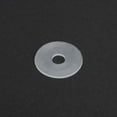 thumbnail image 4 of Uxcell 18mm O.D. 0.9mm Thick Nylon Flat Washers for M5 Screw Bolt, 200 Count, 4 of 6