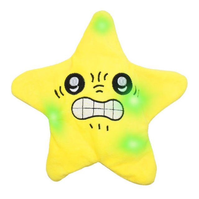 Chiikawa Moving Chiikawa Star Plush Doll School Bag Star Doll (estilo Luminoso) (estilo Grabación Musical Luminosa)