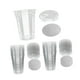 thumbnail image 4 of 50 vasos desechables de plástico para fiestas, batidos y bebidas frías 600 ml, 4 of 9