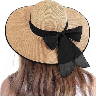 Nicky Bigs Novelties Handmade Large Straw Sun Hat Wide Brim  display picture 2