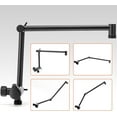 thumbnail image 7 of Matework Adjustable Shower Extension Arm - 16 Inch, Matte Black, Universal Thread, Flexible Height & Angle, 7 of 7