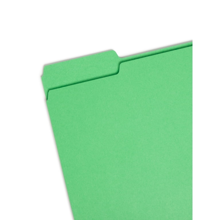 RAYSON Letter-Size Manila File Folders - 1/3-Cut Tab, 100 Count, Assorted Colors