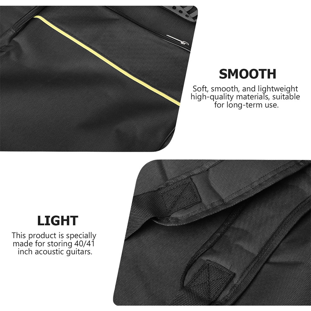 Soimiss Travel Guitar Backpack with Soft Padding and Adjustable Straps for Electric and Folk Guitars