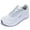 WhiteGrey, variant on MAFEKE Women Wide Walking Shoes with Arch Support Plantar Fasciitis Tennis Fashion Sneakers Wide Toe Box Orthotic Casual Shoes Allblack Size 9