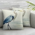 thumbnail image 3 of Pillow Covers Double Sided Decorative Couch Cushion Cover for Throw Pillows Square Watercolor Heron Pillowcase, 3 of 5