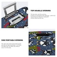 thumbnail image 3 of Susaid Festive Cats and Trees Print Elastic Washable Suitcase Cover with Hidden Zipper, Fits 18-32 Inch Luggage for Protection During Travel-Small, 3 of 7