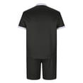 thumbnail image 5 of Frnrwgo Mens 2 Piece Vacation Set Short Sleeve Pullover Tops and Elastic Waist Pocket Shorts Breathable Lightweight Summer Sportswear, 5 of 5