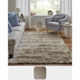 thumbnail image 4 of Feizy Indochine Modern Solid, Tan/Taupe, 2'6" x 6' Runner Sheen Fade Resistant Luxury & Glam Floor Rug for Living room Bedroom, 4 of 10