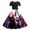 Pink, variant on Womens Dress 2024 Valentines Day Dresses Fashion Cat Print Round Neck Short Sleeve Retro Casual Dress Pink S