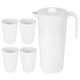 thumbnail image 1 of Hervidor de agua de gran capacidad 1700ml Ticfox con juego de 4 tazas para uso en la cocina del restaurante casero, 1 of 14