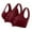 Wine, variant on Aobny 2 Pack Bras for Women Blue Women's Plus Sport S-5XL Nylon Women Bras,XXXL