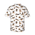thumbnail image 3 of Daiia German Shepherd Dog Hawaiian Shirt for Men Gentle Cotton Regular Short Sleeve Casual-XX-Large, 3 of 9