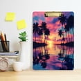 thumbnail image 2 of FORMRS Acrylic Clipboard with Low Profile Clip Standard A4 Letter Size, 12.5" x 9", Sunset Landscape, 2 of 8
