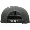 thumbnail image 6 of "Staff" High Definition Embroidered Baseball Cap - Black, 6 of 7