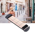 thumbnail image 1 of Guitar Practice Tool, Portable Small Sound Handheld 6 String Lightweight Pocket Guitar  For Beginner For Guitar Lover 4 Fret, 1 of 8
