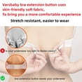 thumbnail image 5 of Women's Bra Extenders 1 Hook / 2 Hook / 3 Hook / 4 Hook Stretchy Soft Comfortable Bra Band Extension Strap, 5 of 6
